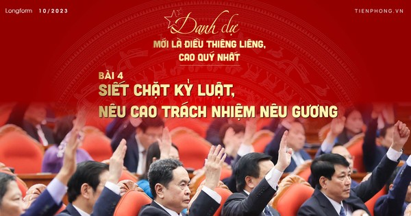 Siết chặt kỷ luật, nêu cao trách nhiệm nêu gương