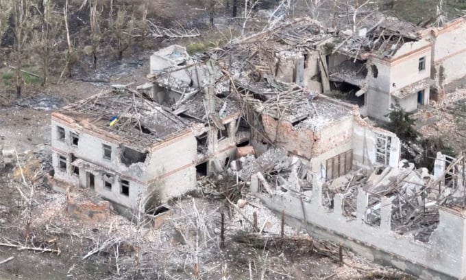 Ruines du village de Rabotino en août 2023. Photo : Reuters