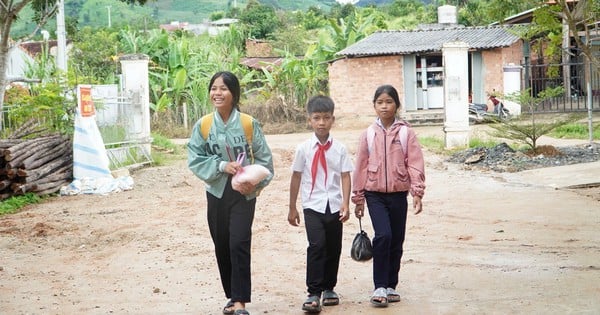 Special 'boarding' students of Kon Ktu village