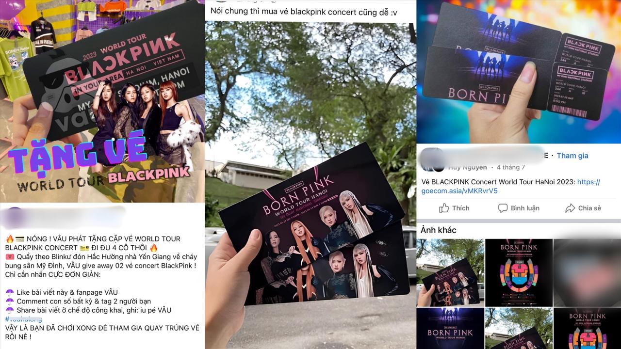 Many people hunting for tickets to see BlackPink fell into scam traps