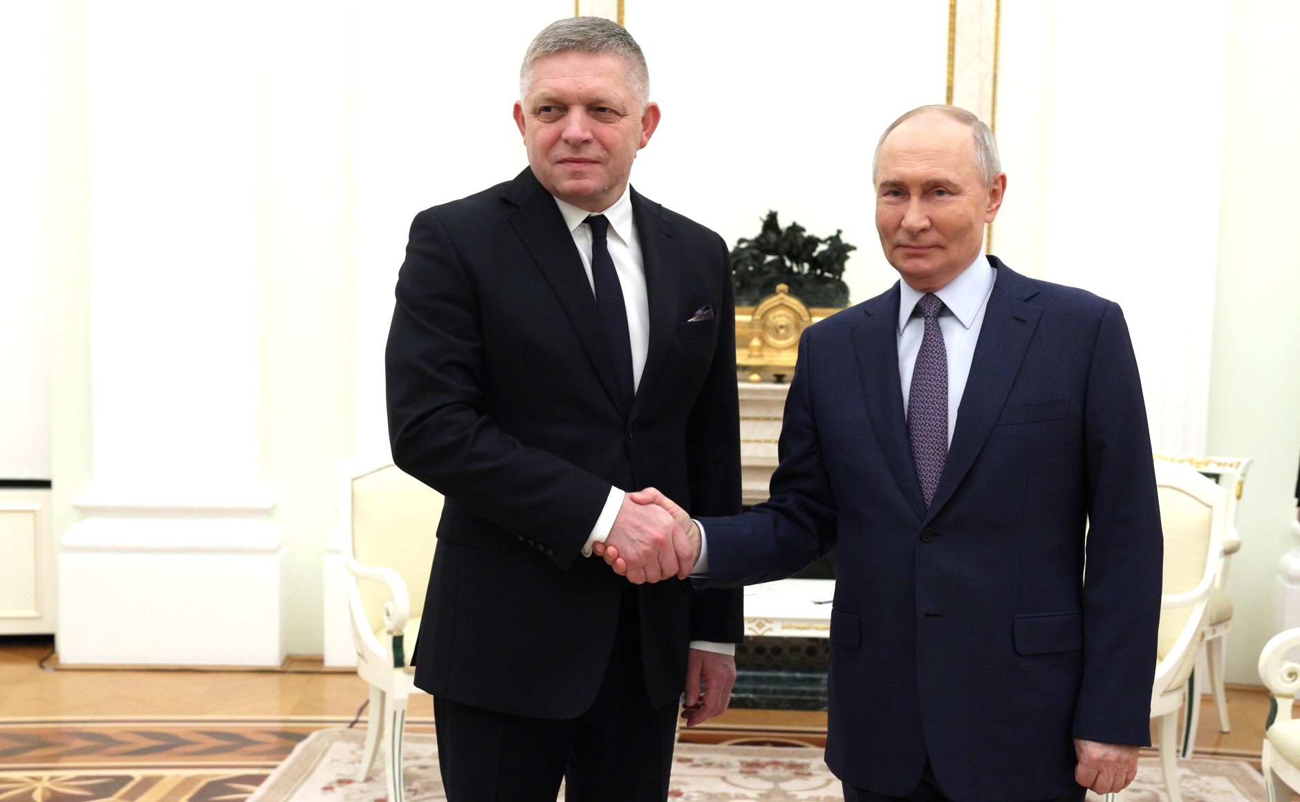 Slovakian Prime Minister Fico meets with Russian President Putin about international situation and the outbreak 1