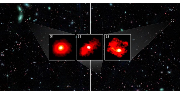 宇宙の進化の法則を破る3つの「赤い怪物」を明らかに