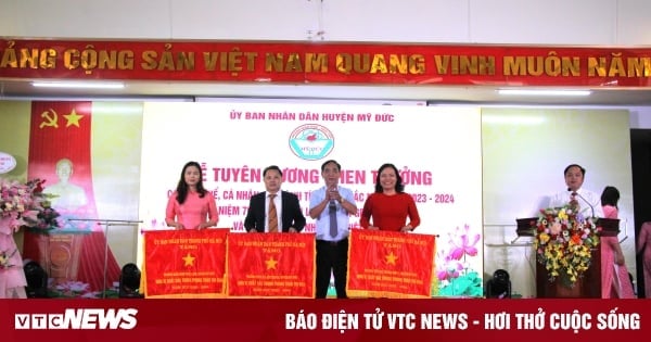 Huyện Mỹ Đức: Khen thưởng tập thể, cá nhân xuất sắc năm học 2023-2024