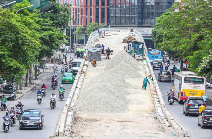 ngắm cầu vượt chữ c đầu tiên ở hà nội từ trên cao