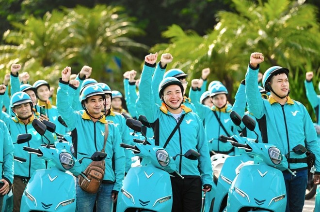 Green SM Bike-Transportservice für Elektro-Motorräder in Hanoi gestartet, Foto 3