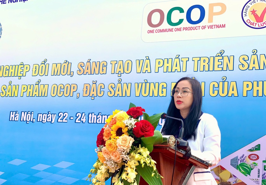 64 gian hàng quảng bá sản phẩm OCOP, đặc sản vùng miền của phụ nữ Thủ đô