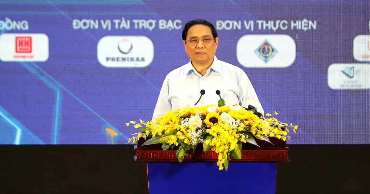 นายกรัฐมนตรี Pham Minh Chinh: สร้างแรงบันดาลใจและสร้างแรงบันดาลใจให้กับนักศึกษาในการเริ่มต้นธุรกิจ