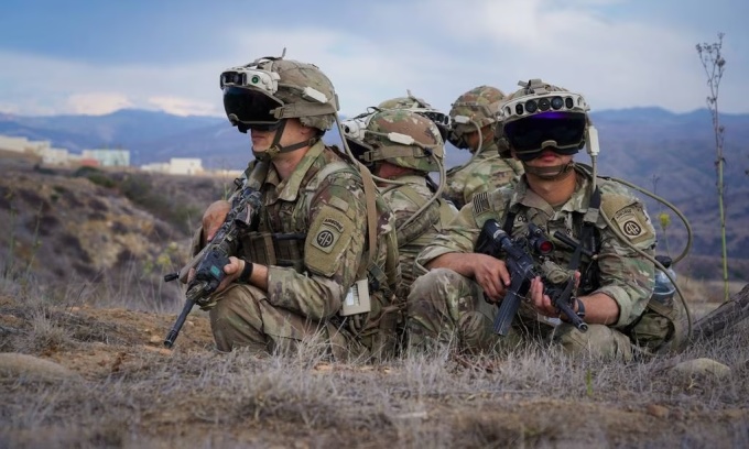 Các binh sĩ tham gia một cuộc huấn luyện tại Trại Talega, California hồi năm ngoái. Ảnh: US Army