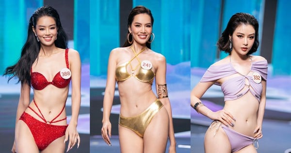 Finale de Miss Grand Vietnam 2023, 4 candidates avec la plus belle performance en bikini dévoilées dont Bui Khanh Linh