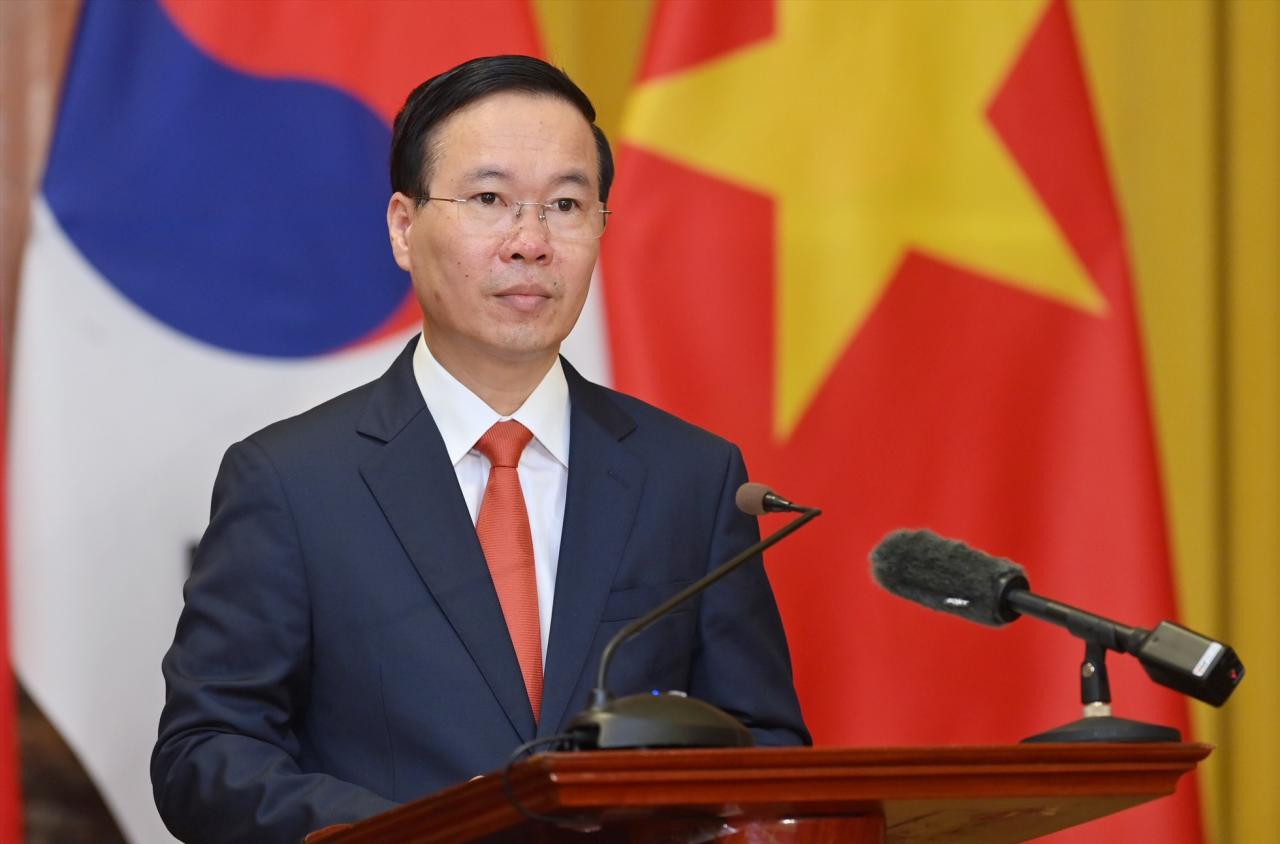 Präsident Vo Van Thuong. Foto: Hai Nguyen