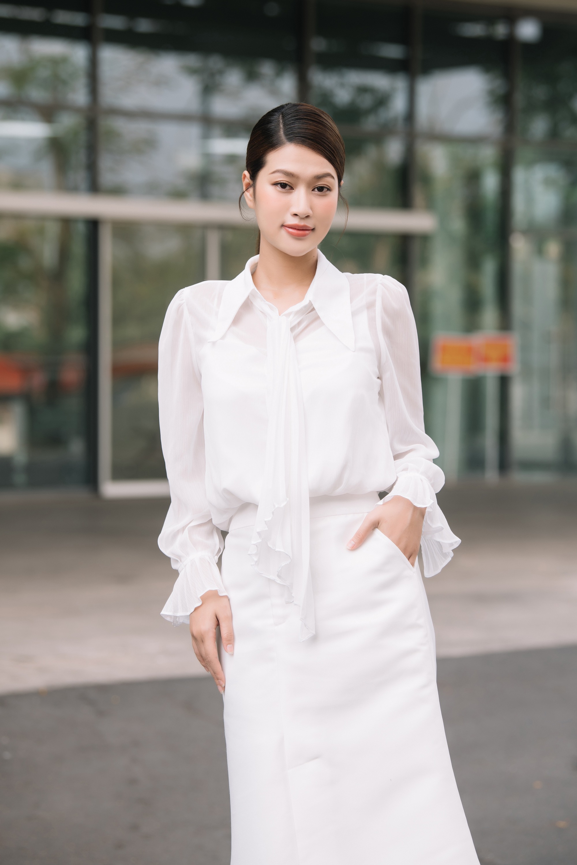 Hoa hậu Thiên Ân phản hồi về nhận xét xấu - Ảnh 1.