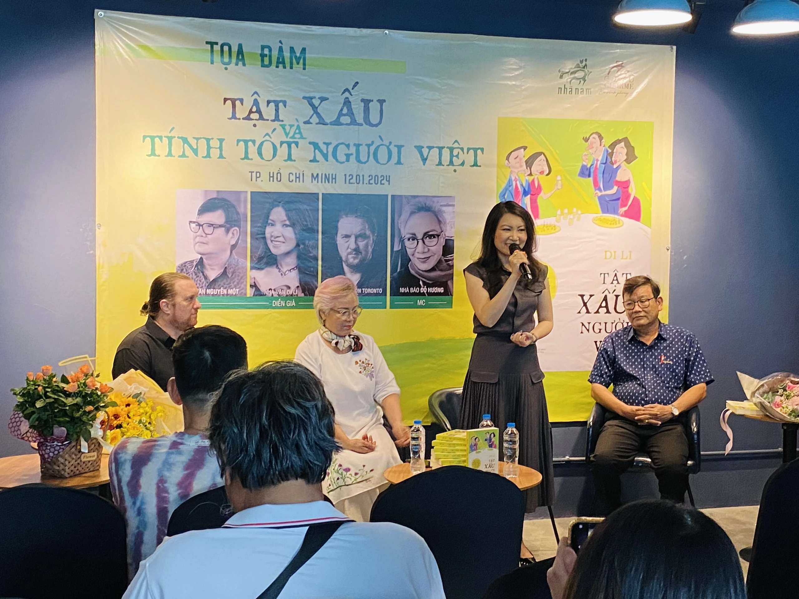 Tọa đàm về tật xấu và tính tốt người Việt cùng nhà văn Di Li- Ảnh 1.