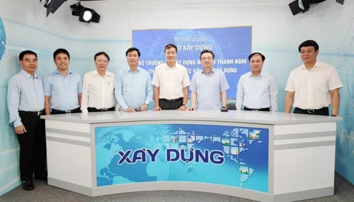 Báo Xây dựng khai trương trường quay mới thực hiện các tọa đàm trực tuyến, thời sự chuyên ngành