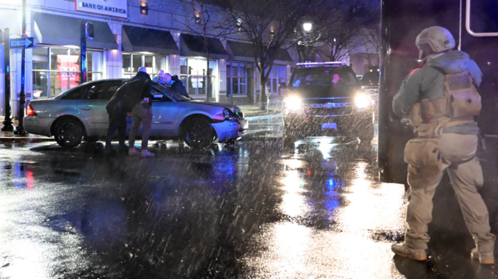 The US Secret Service stopped the car that crashed into President Biden's motorcade. (Photo: ABC News)