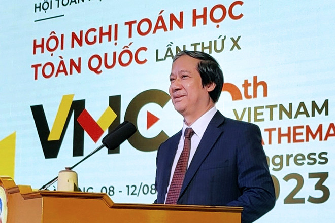 Bộ trưởng Nguyễn Kim Sơn: Giáo dục Toán học 'cần một phen đổi mới'