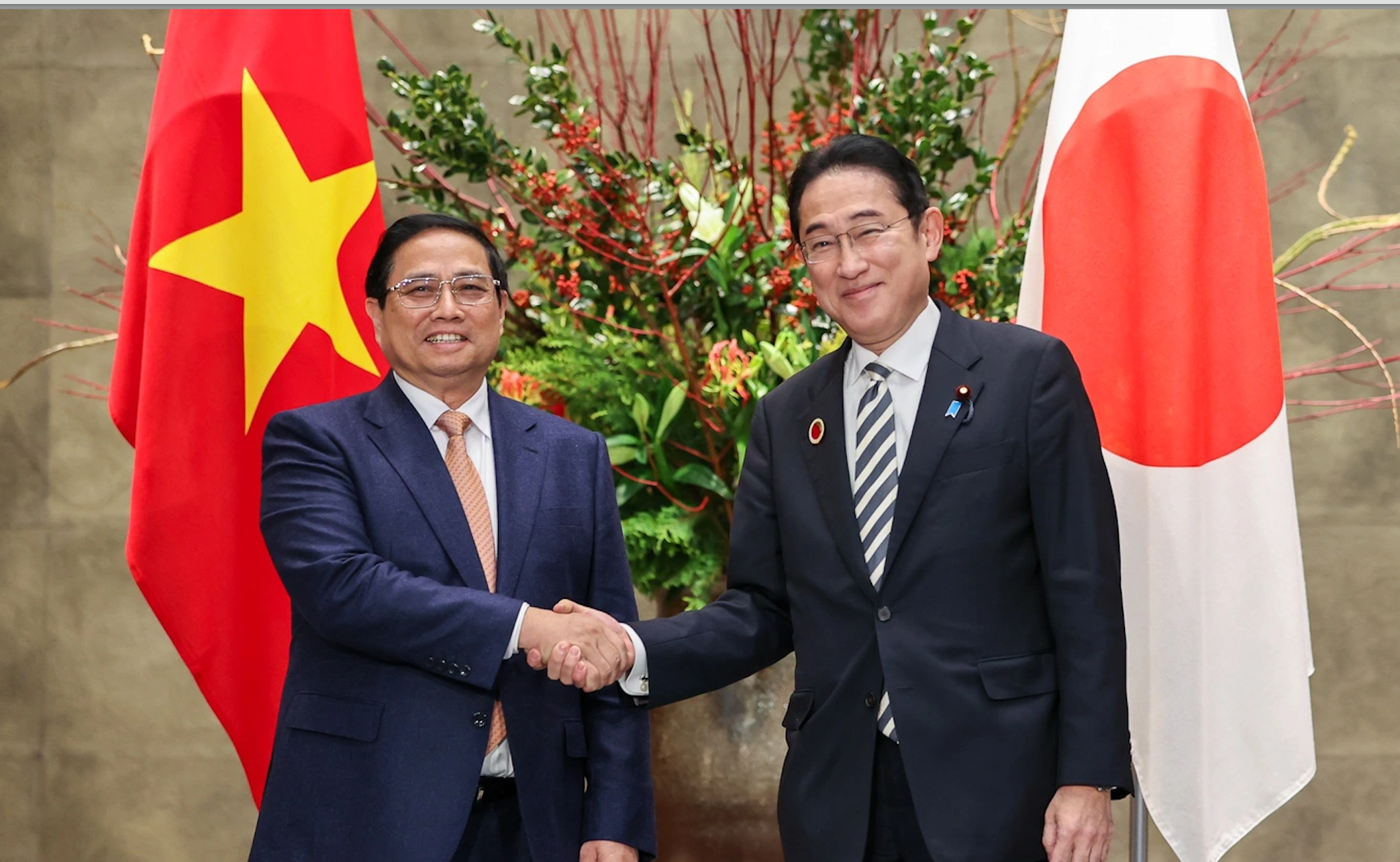 Prime Minister Pham Minh Chinh holds talks with Prime Minister Kishida Fumio