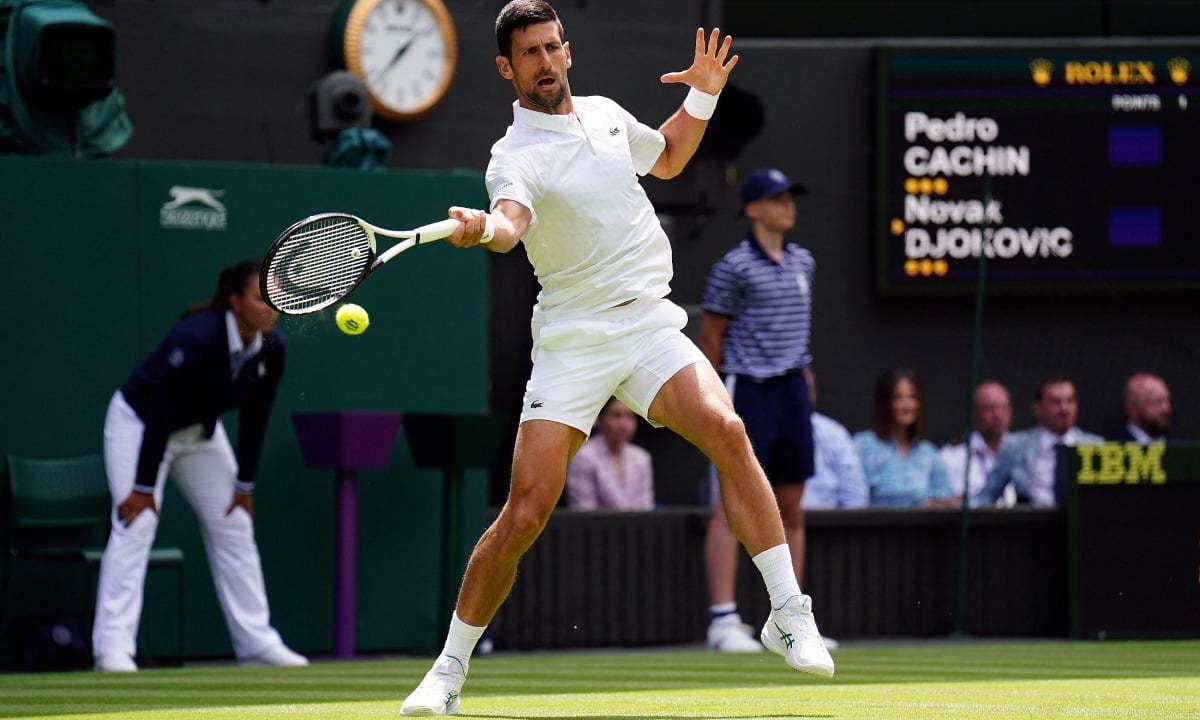 Djokovic thắng trận thứ 29 liên tiếp tại Wimbledon