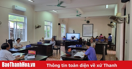 Tòa án Nhân dân huyện Ngọc Lặc cải cách tư pháp, nâng cao chất lượng xét xử