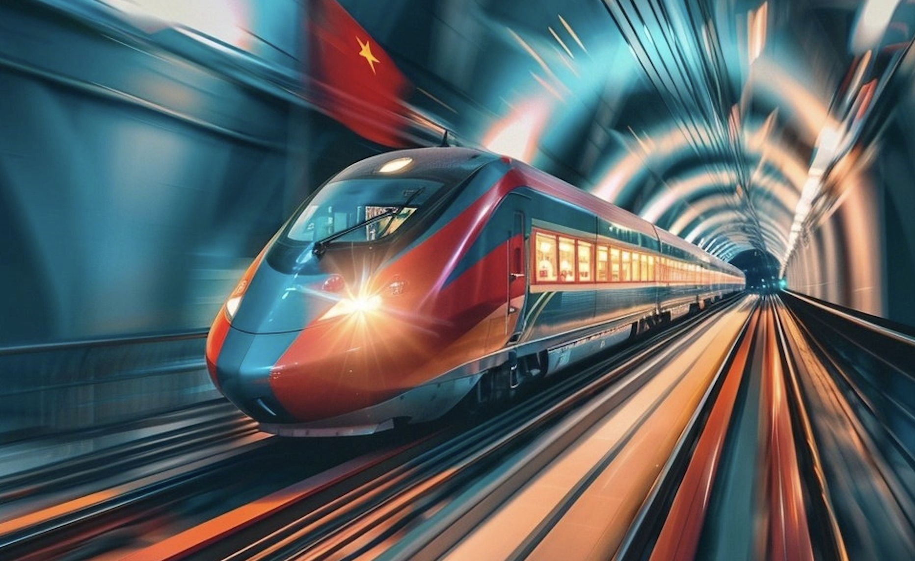 In the first phase, the high-speed railway will carry passengers at 320km/h and freight at 120km/h.