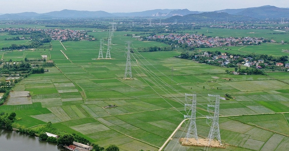 ការបោះពុម្ពគម្រោង 500kV សៀគ្វី 3 ខ្សែ