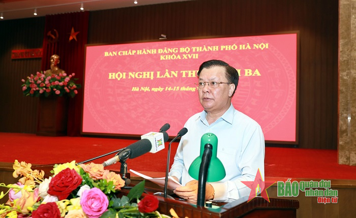 Apertura de la XIII Conferencia del Comité Ejecutivo del Partido de Hanoi, 17º período