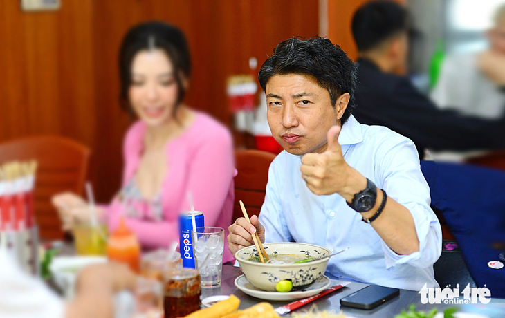 Congressman Yoichiro: Many Japanese people agree that 'Vietnamese pho is very delicious'