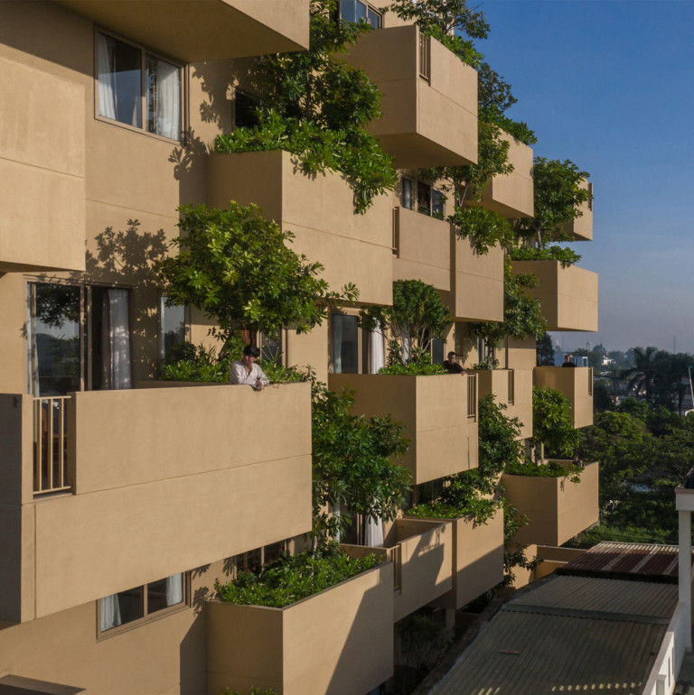 Độc đáo kiến trúc nhà khối bay - Ảnh 3.