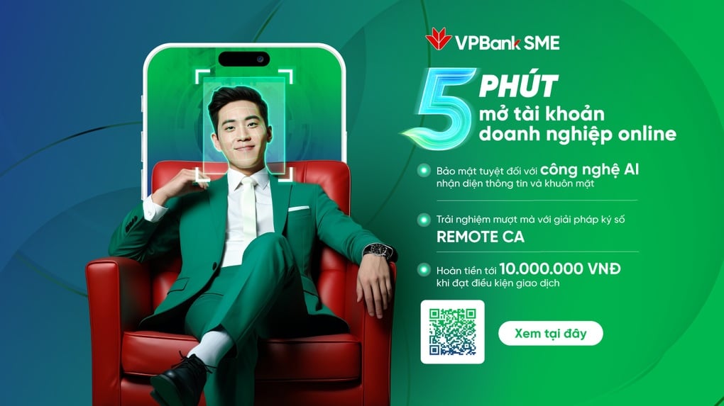 VPBank ứng dụng công nghệ AI vào mở tài khoản cho doanh nghiệp - 1