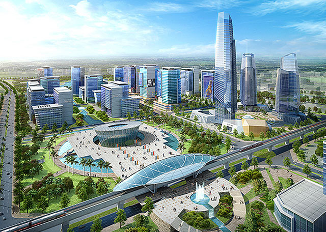 In Tay Ho Tay Urban Area, there will be an additional project of public service complex, commerce combined with high-end housing. Illustrative photo.