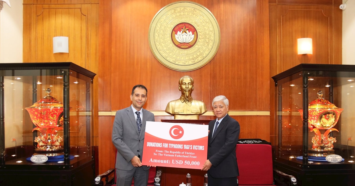 The Government and people of Türkiye share with Vietnam the consequences of storm Yagi.