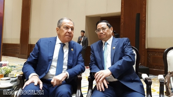 Pham Minh Chinh 총리, 러시아 외무장관 Sergei Lavrov 접견