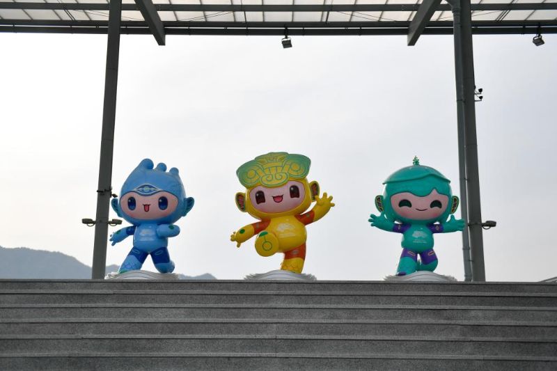 Mascot of the 19th Asian Games. Photo: News.cn