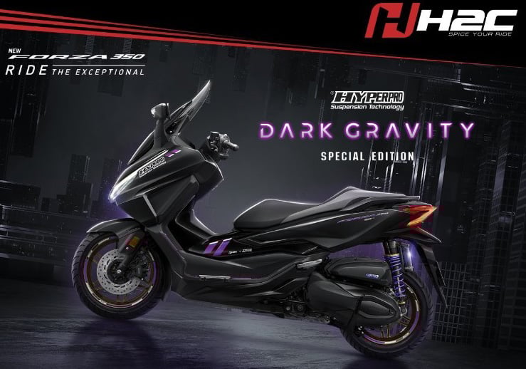 honda forza 350 dark gravity brother honda sh dragon frame была анонсирована фотография 1