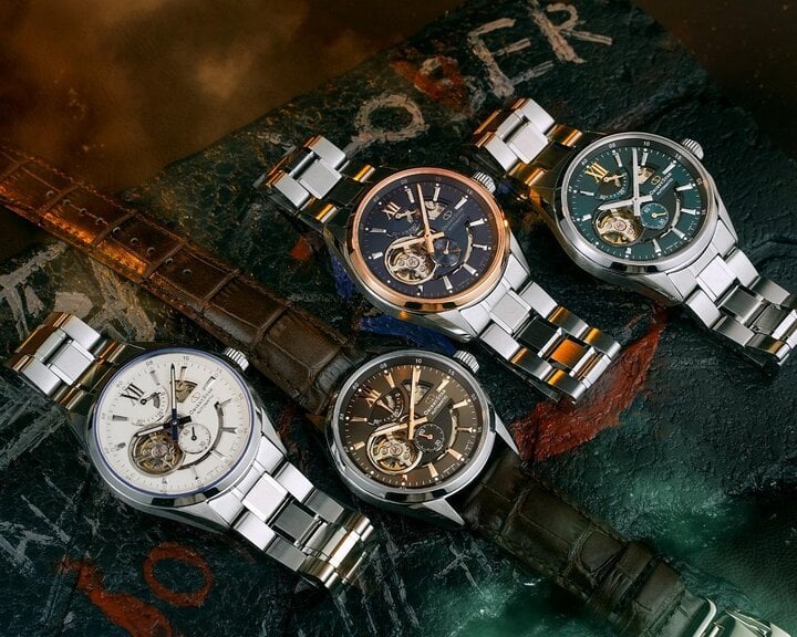 4 new Orient Star Joker clown face watch models have unique designs.