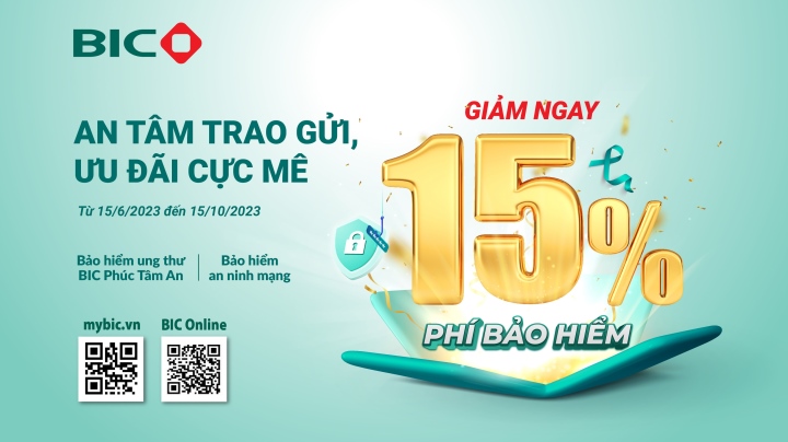 BIC giảm 15% phí bảo hiểm bệnh ung thư và bảo hiểm an ninh mạng cá nhân - 1