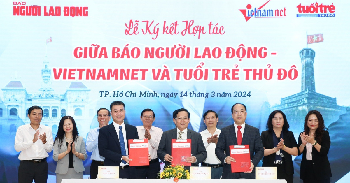 VietNamNet 신문은 Nguoi Lao Dong 및 Tuoi Tre Thu Do와 협력합니다.