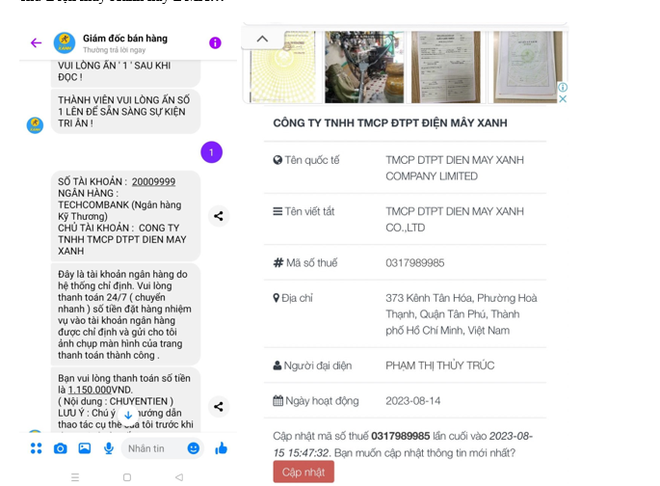 Dien May Xanh warns of widespread impersonation and how to distinguish genuine products (image 2).