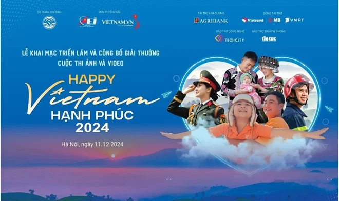 Esta noche, en Hanoi, tendrá lugar la ceremonia de entrega de premios del concurso de fotografía y vídeo “Feliz Vietnam – Feliz Vietnam 2024”.