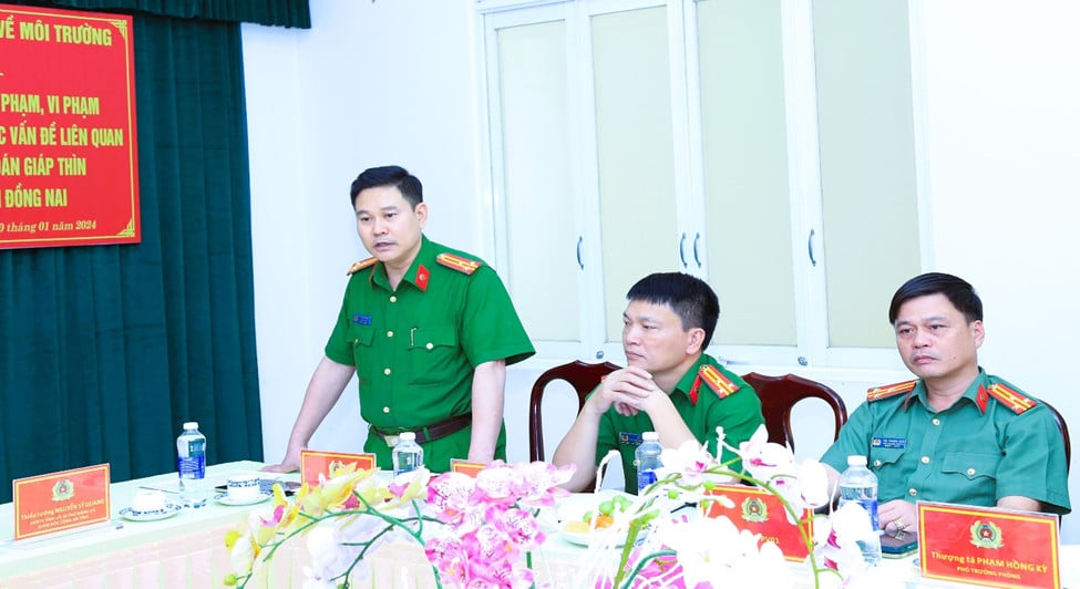 Événement - Le département de police environnementale inspecte les travaux dans la province de Dong Nai (Photo 3).