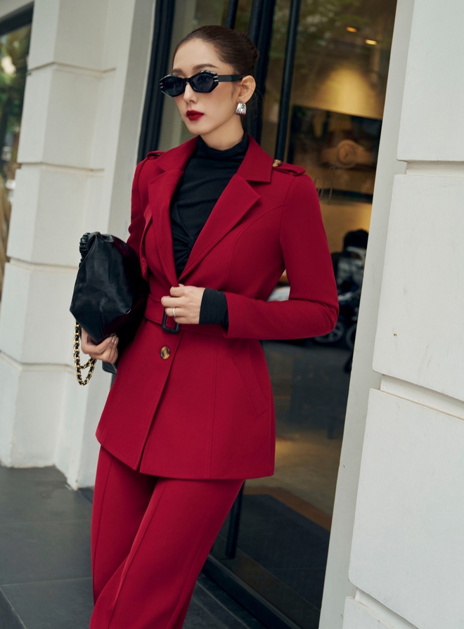 Những bản phối công sở đẹp nhất cùng áo blazer- Ảnh 4.