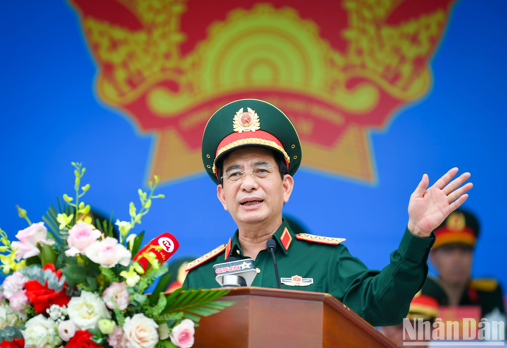 [Foto] Desfile y ensayo para celebrar el 70 aniversario de la victoria de Dien Bien Phu foto 17