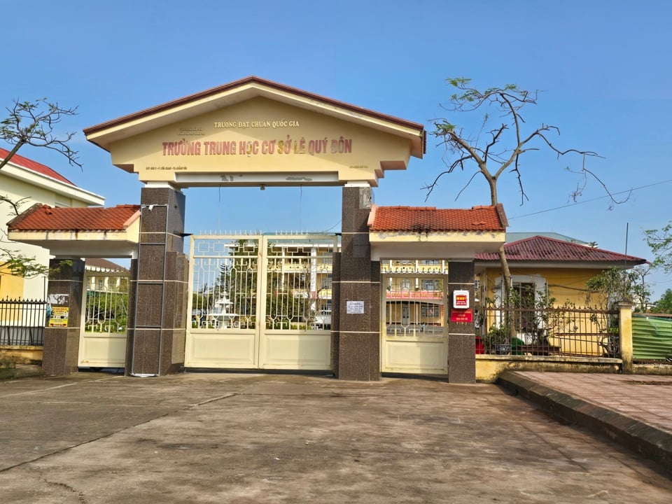 Escuela secundaria Le Quy Don. Foto: Vinh Quan