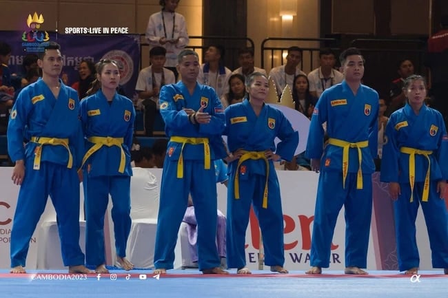 Các tuyển thủ đội tuyển vovinam Campuchia tại 