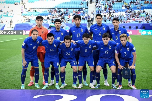 Competing successfully in the group stage of the 2023 Asian Cup, the Thai team leads Southeast Asia