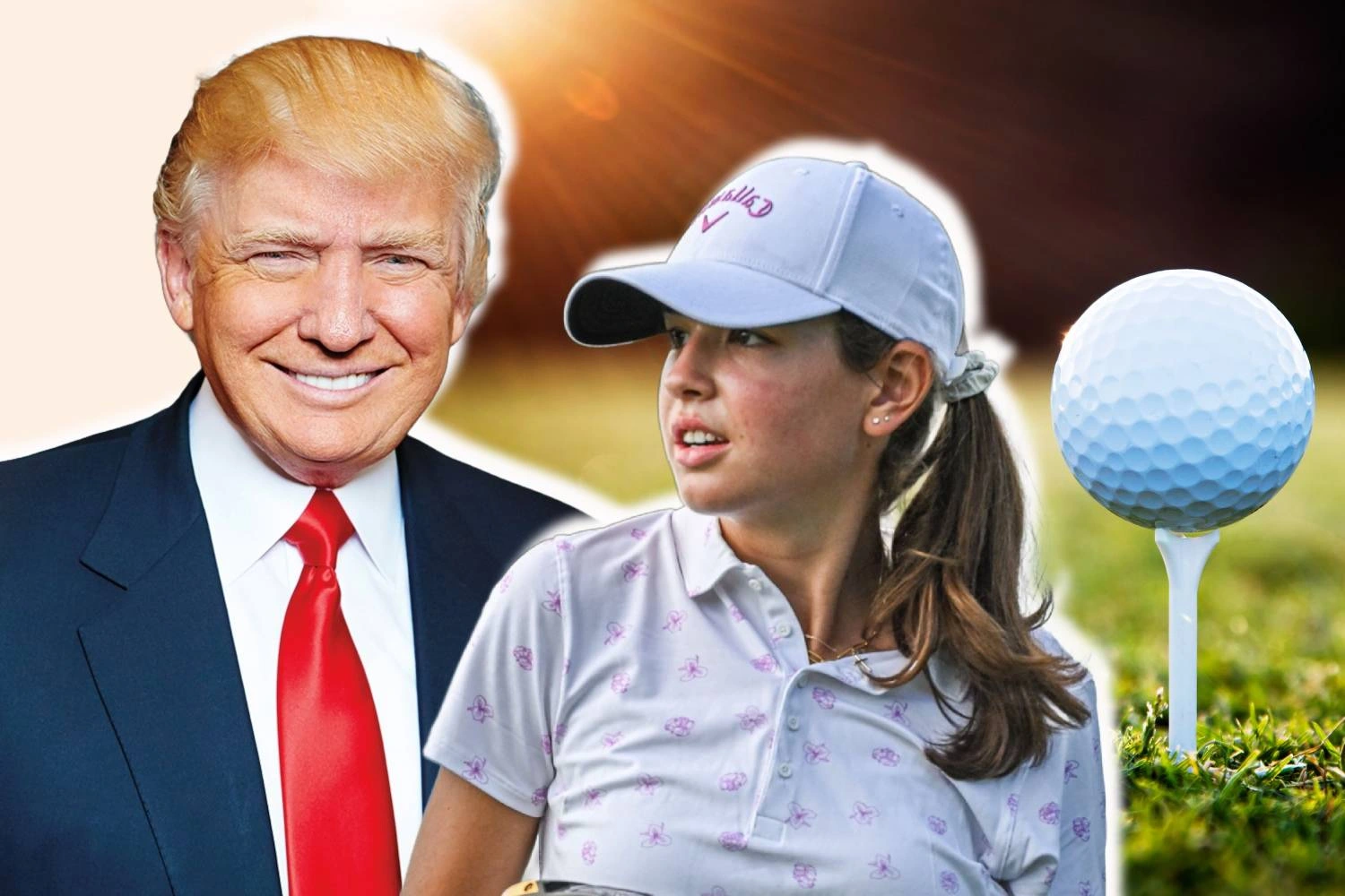 Why did President-elect Donald Trump let his children learn to play golf early?