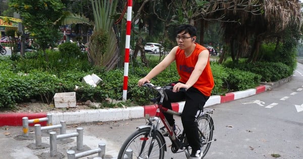 Hanoi reemplaza una serie de barreras en vías exclusivas para bicicletas