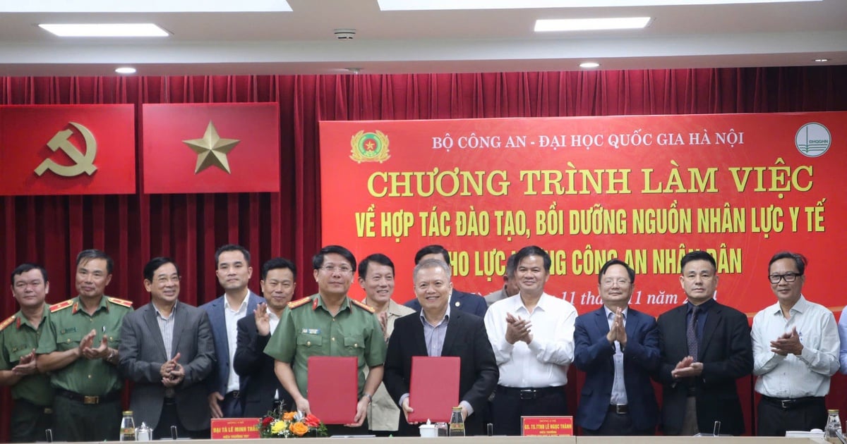 L'Université nationale de Hanoi formera des médecins pour les forces de police.