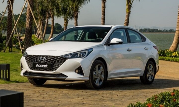 Цена на Hyundai Accent MT Standard VIN 2023 снижена на 49 миллионов донгов по сравнению с заявленной и составляет 377 миллионов донгов. (Иллюстрация)