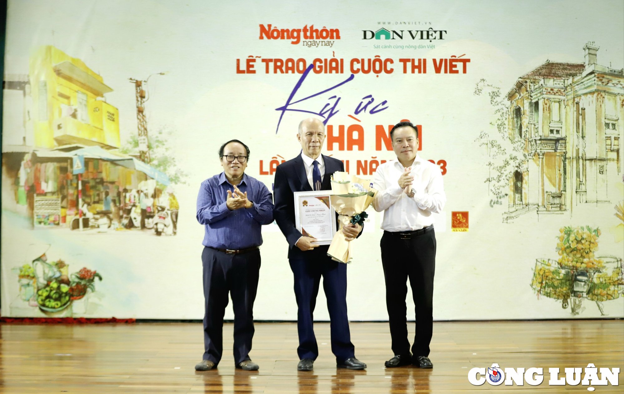 bao nong thon ngay nay trao giai cuoc thi viet ky uc ha noi lan thu 2 hinh 3