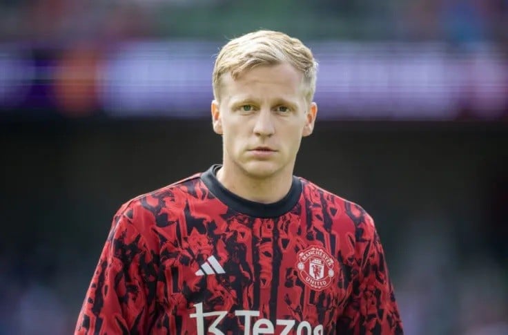 Theo truyền thông Pháp, MU chốt thỏa thuận để tiền vệ Donny van de beek đến CLB Lorient. (Nguồn: Getty Images)